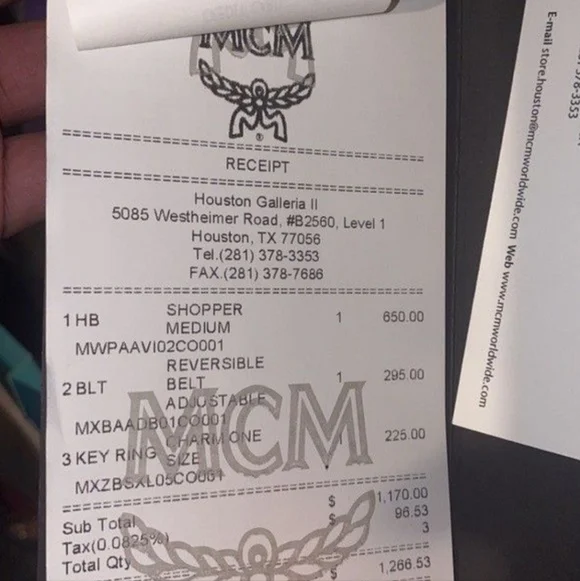 Black MCM Belt Silver Buckle ONE SIZE Brand New Comes With Box And Dust Bag - Picture 7 of 9